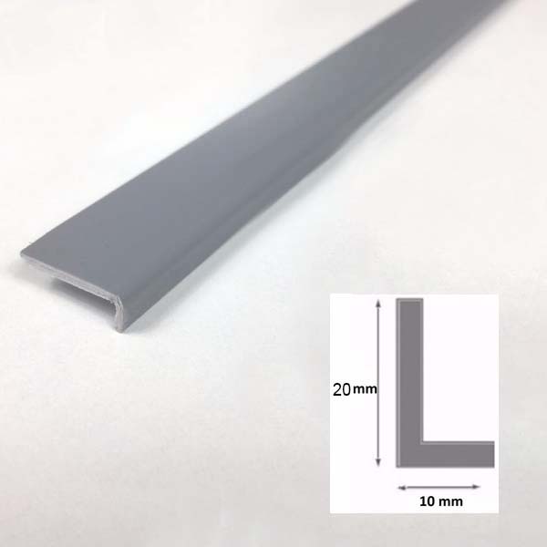 Shop High Quality M Unequal Gray Plastic Pvc Corner Degree Angle Trim