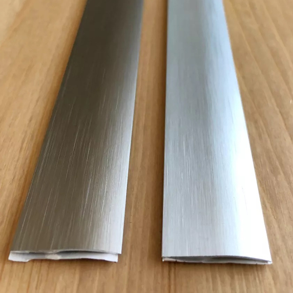 0.93m Aluminium Brushed Door Floor Bar Edge Trim Threshold Ramp