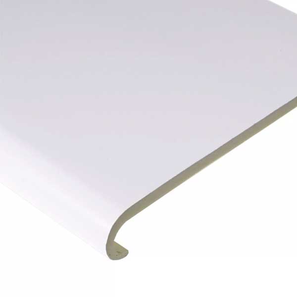 1.25m uPVC Window Bullnose Cill Capping Board Cover Internal Plastic PVC Sill