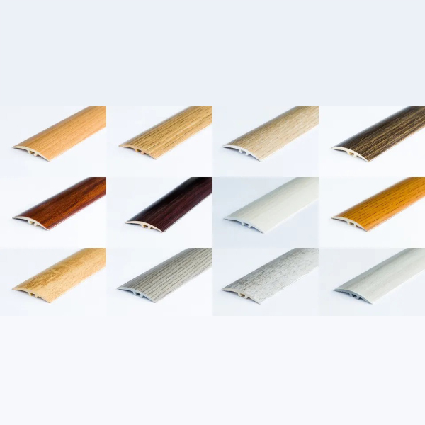 1.8m Aluminium Wood Effect Door Edging Floor Trim Laminate Threshold