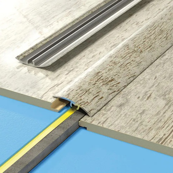 1.8m Aluminium Wood Effect Door Edging Floor Trim Laminate Threshold