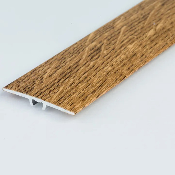 1.8m Aluminium Flat Wood Effect Door Edging Bar Trim Laminate Threshold 