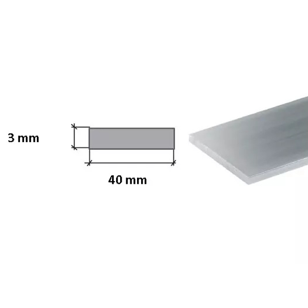 1m  Aluminium Flat Bar / Plate