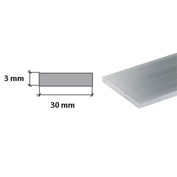 1m  Aluminium Flat Bar / Plate