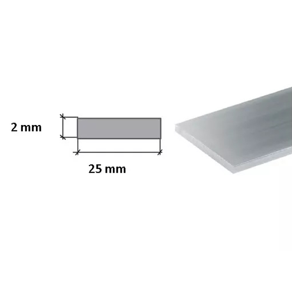 1m  Aluminium Flat Bar / Plate