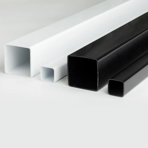 1 Metre Plastic Square PVC Box Section Tubes/Pipe