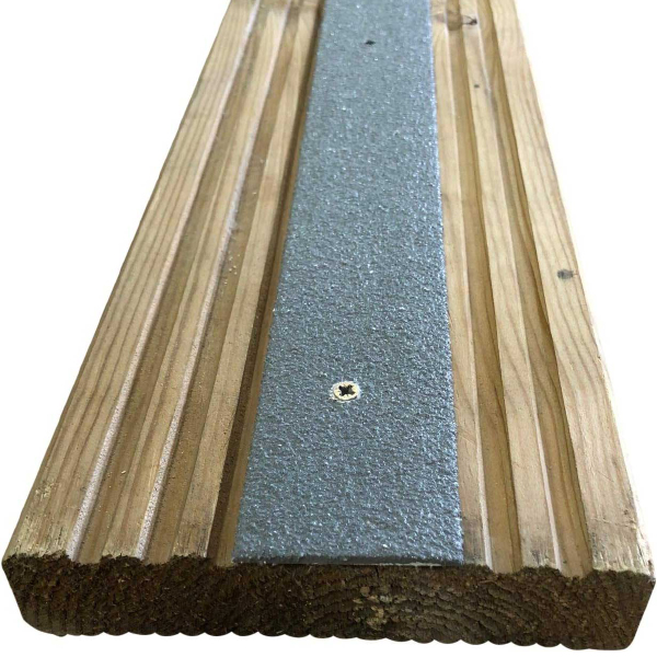 1000mm GRP Anti Slip Decking Strips Free Drilling and Screws 50 Pieces