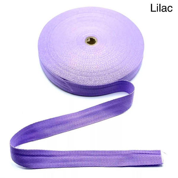 10m Herringbone Acrylic Twill Cotton Blend Binding Apron Webbing Tape Sew Strap