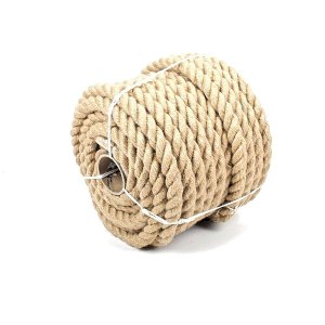 10m Long Natural Jute Rope Twisted Braided Decking Garden Boating Sash 