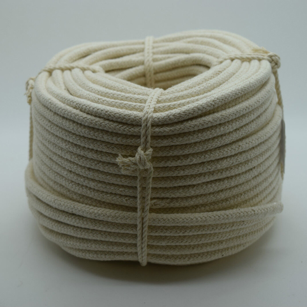 10mm Natural Braided Cotton Rope for Washing Clothes & Bag Handles