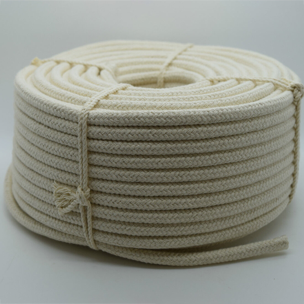 10mm Natural Braided Cotton Rope for Washing Clothes & Bag Handles