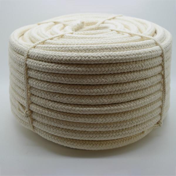 10mm Natural Braided Cotton Rope for Washing Clothes & Bag Handles