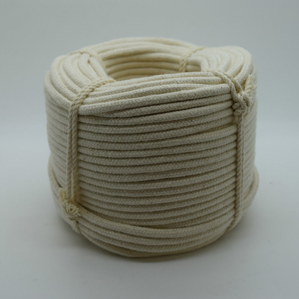 10mm Natural Braided Cotton Rope for Washing Clothes & Bag Handles