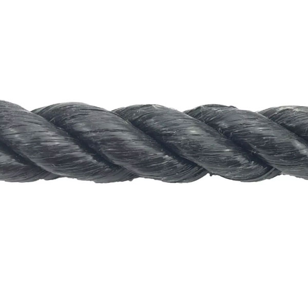 10mm Polypropylene 3 Strand Lightweight Nylon Black Rope Coil 