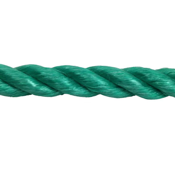 10mm Polypropylene 3 Strand Lightweight Nylon Green Rope Coil