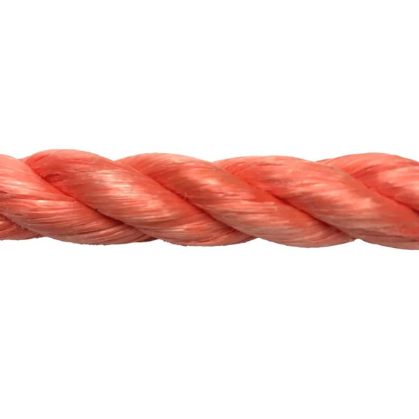 10mm Polypropylene 3 Strand Lightweight Nylon Orange Rope Coil