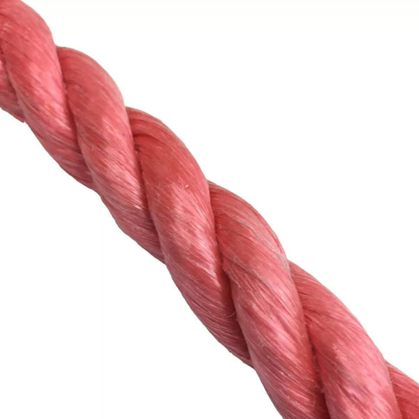 10mm Polypropylene Red Coil 3 Strand Nylon Lightweight Durable Rope