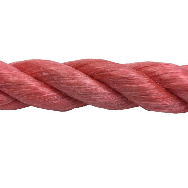 10mm Polypropylene Red Coil 3 Strand Nylon Lightweight Durable Rope