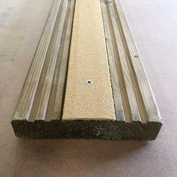 1200mm GRP Anti Slip Decking Strips Free Drilling and Screws 20 Pieces