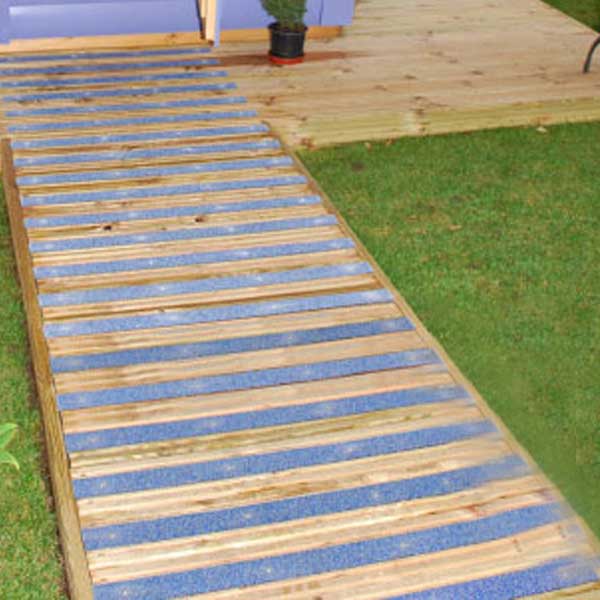 1200mm GRP Anti Slip Decking Strips Free Drilling and Screws 5 Pieces