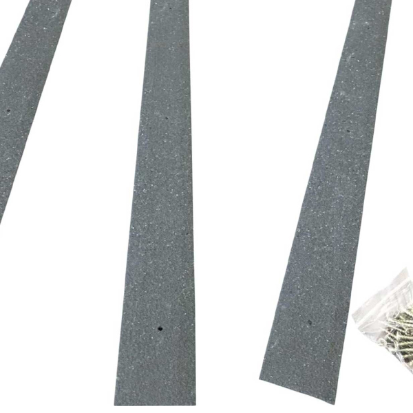 1200mm GRP Anti Slip Decking Strips Free Drilling and Screws 15 Pieces 