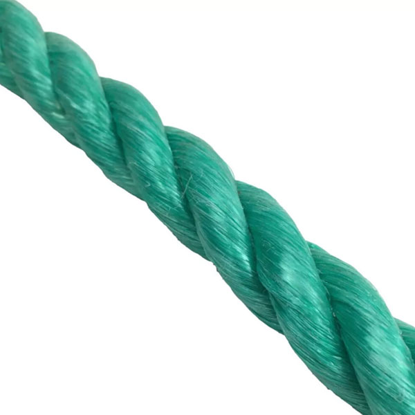 12mm Polypropylene Green Coil 3 Strand Nylon Lightweight Rope