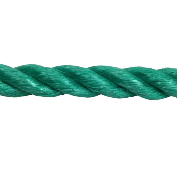 16mm Green Polypropylene 3 Strand Nylon Rope Lightweight Coil 