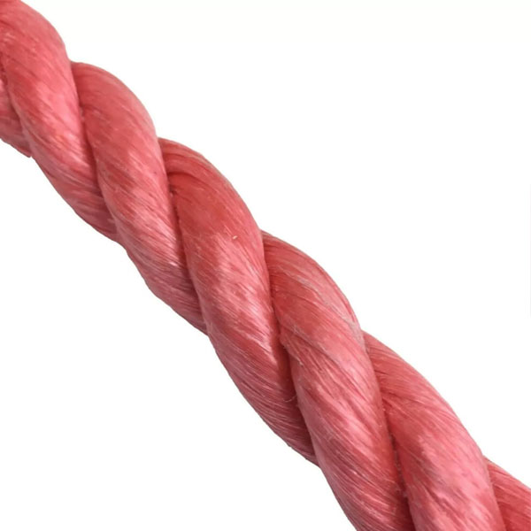 16mm Red Polypropylene 3 Strand Nylon Rope Lightweight Coil 