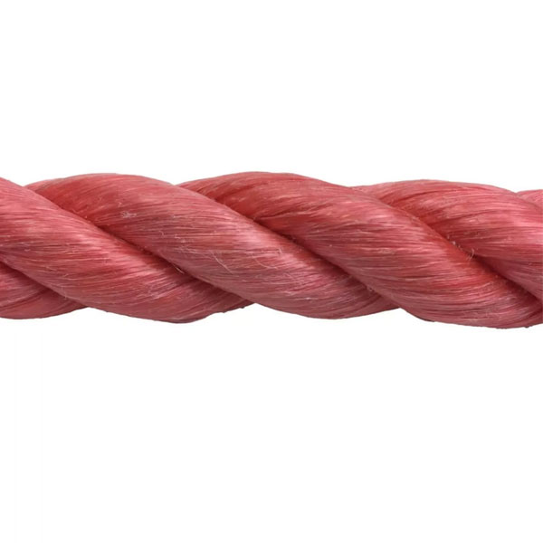 16mm Red Polypropylene 3 Strand Nylon Rope Lightweight Coil 