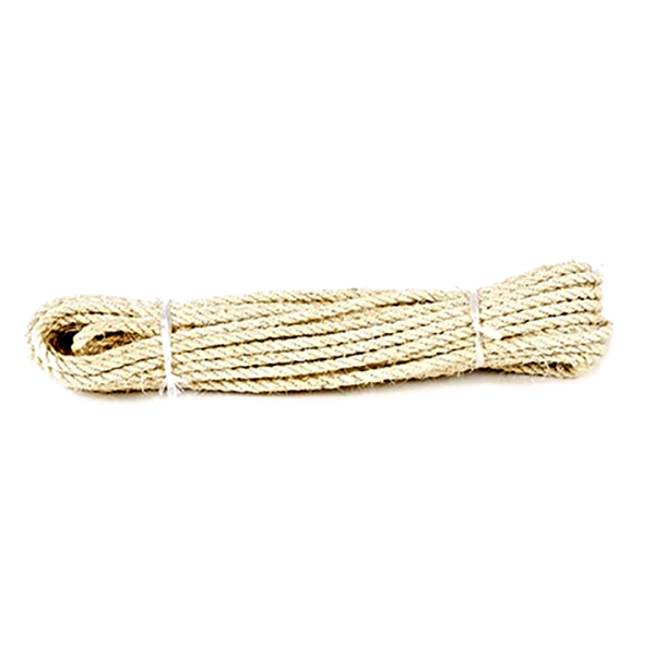 5m Long Natural Sisal Rope Cats Scratching Post Claw Control Toys Crafts