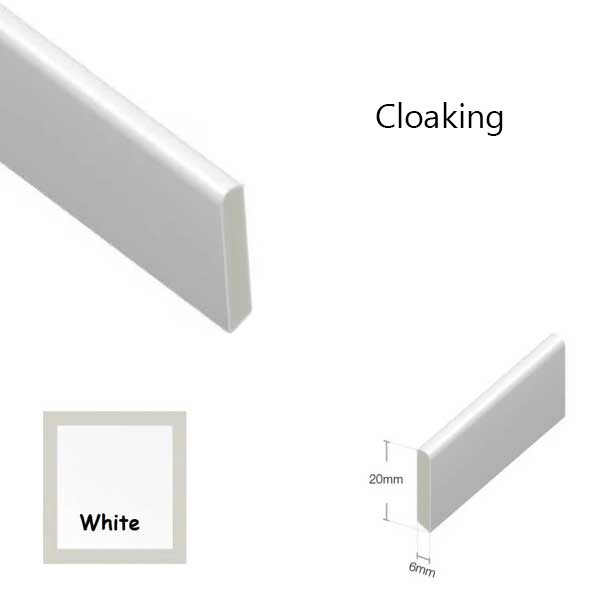 1m Plastic Wood Effect Trim For Window & Door Finishing Architrave 