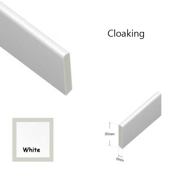 1m Plastic Wood Effect Trim For Window & Door Finishing Architrave 