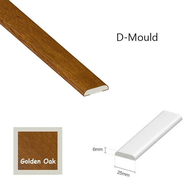 1m Plastic Wood Effect Trim For Window & Door Finishing Architrave 