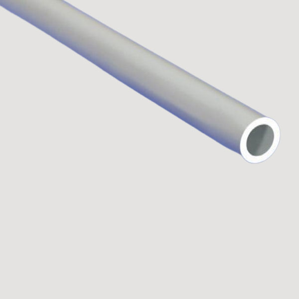 1m Silver Aluminum Anodised Round Pipe