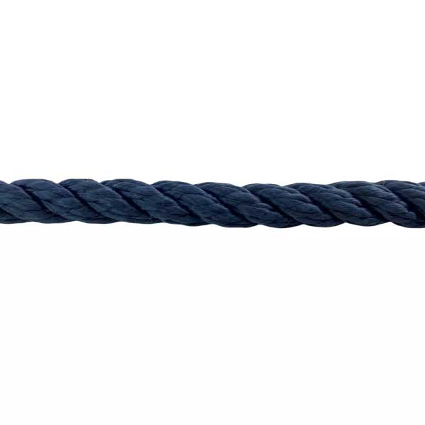 2 Pcs Softline Warps Boat Lines High Strength Navy Blue Mooring Ropes 