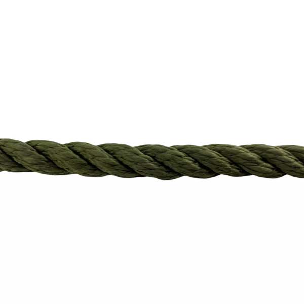 2 Pcs Softline Warps Boat Lines High Strength Olive Green Mooring Ropes