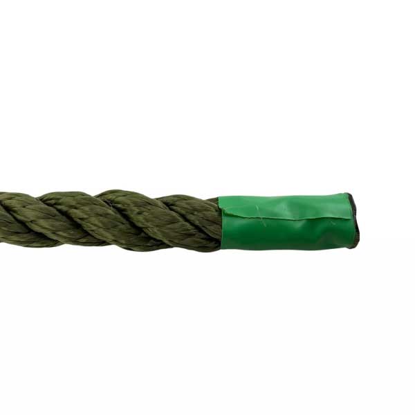 2 Pcs Softline Warps Boat Lines High Strength Olive Green Mooring Ropes