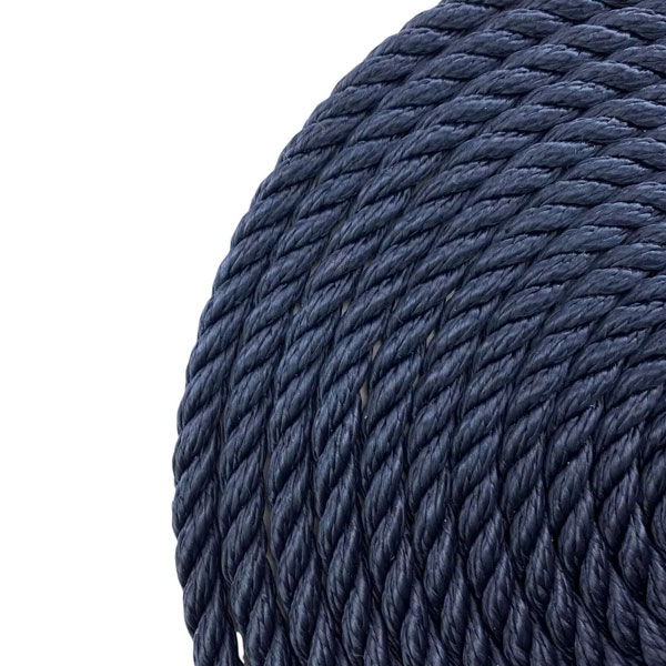 2 Pieces Softline Warps Boat Lines Black Mooring Ropes Yacht Sailing Dock