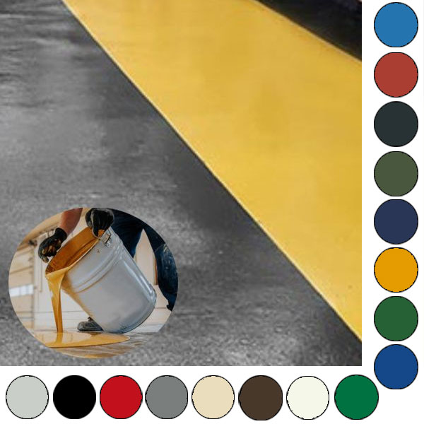 20Ltr Supercoat Industrial Floor Paint For Factory And Warehouses