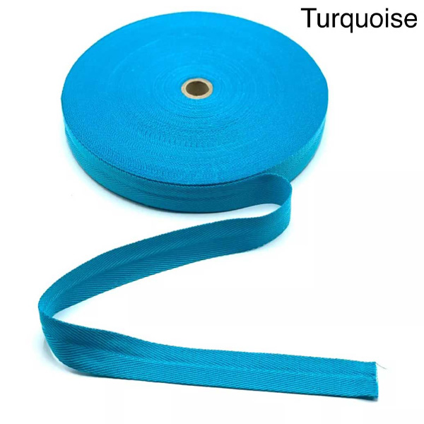 20m Herringbone Twill Acrylic Cotton Blend Sew Webbing Strap Tape 