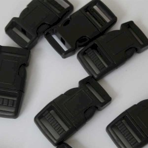 20mm Durable Delrin Curved Side Release Buckles