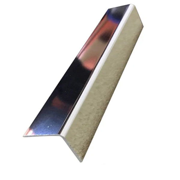 20mm x 20mm Chrome External Corner Decorative Cladding Trim