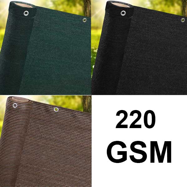 220gsm Garden Screening Windbreak Fencing 95% Shade Fence Net