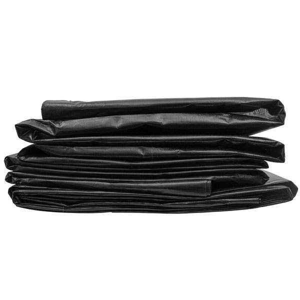 240 GSM Waterproof Heavy Duty Black Tarpaulin Builders Tarp Ground Sheet 