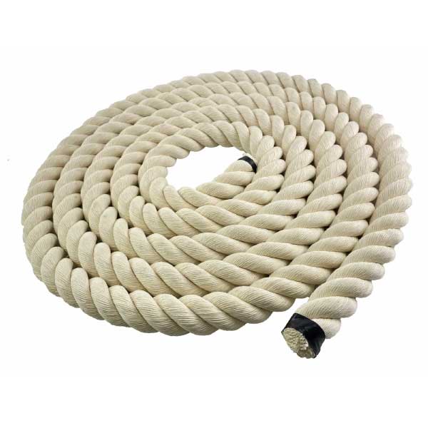 24mm White Synthetic Cotton Rope for Decorative Handrails & Decking Barriers