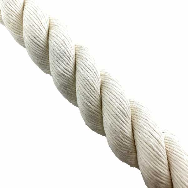 24mm White Synthetic Cotton Rope for Decorative Handrails & Decking Barriers