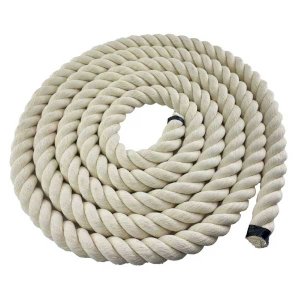 24mm White Synthetic Cotton Rope for Decorative Handrails & Decking Barriers