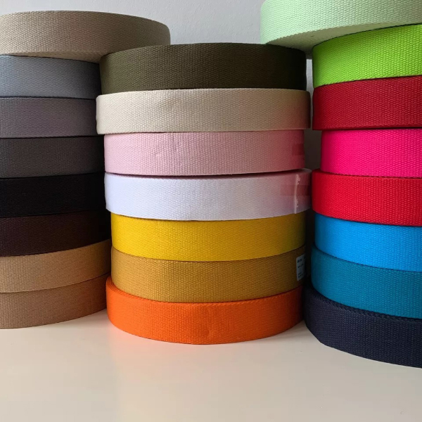 1m Long Cotton Webbing Belt Strap Tape