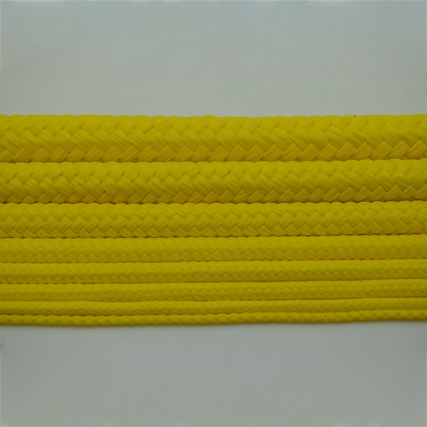 3mm Thick Yellow Polypropylene Rope Braided Poly Cord Line Sailing Boating Camping