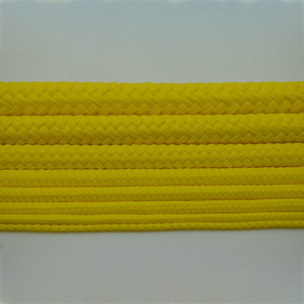 5mm Thick Yellow Polypropylene Rope Braided Poly Cord Line Sailing Boating Camping